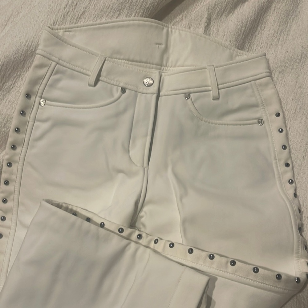 Toni Sailer White Ski Pants